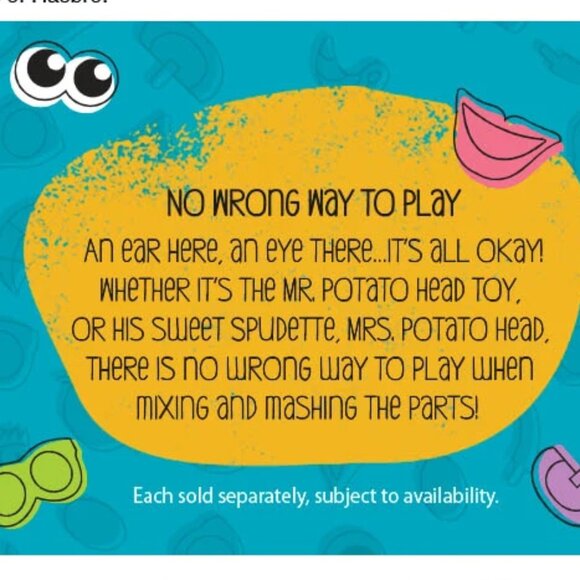 Potato Head Mr. Potato Head Classic Toy Includes 13 Parts and Pieces New Sealed - Picture 9 of 14